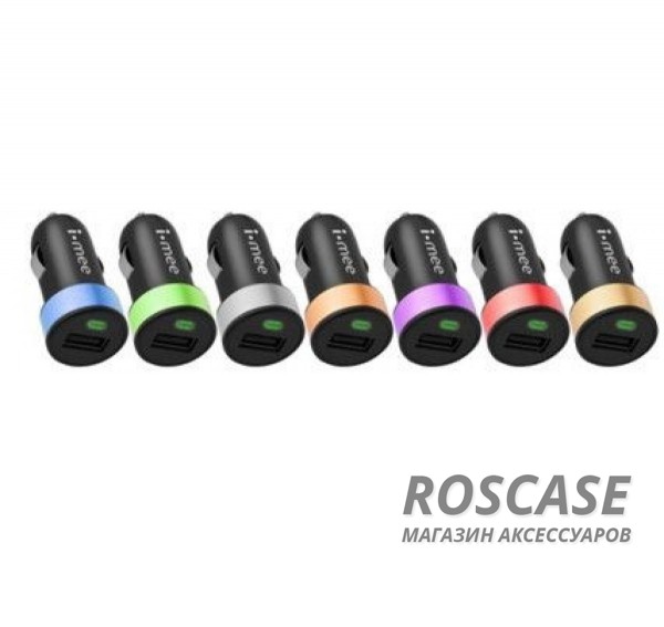 Фото АЗУ i-mee Rainbow Pack 1 USB (2.1A) (+ кабель 1M microUSB)