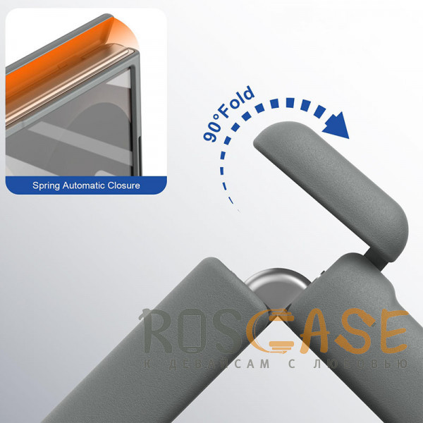 Фотография Серый Чехол 3D с Magsafe и внешним стеклом для Samsung Galaxy Z Fold 8