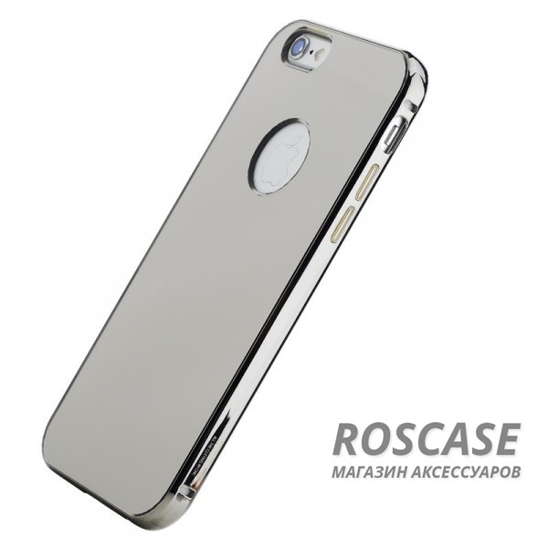 Фотография Серый / Grey Rock Infinite | Алюминиевый бампер для Apple iPhone 6/6s plus (5.5") с зеркальной вставкой