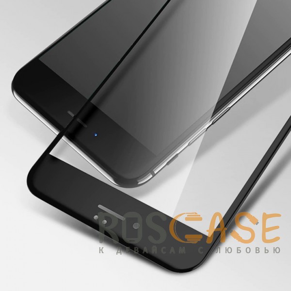 Фотография Черный 5D защитное стекло для Apple iPhone 6/6s plus (5.5") на весь экран