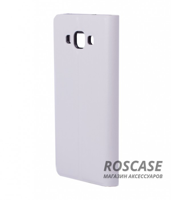 Фотография Белый Чехол-книжка с окошками для Samsung A500H / A500F Galaxy A5