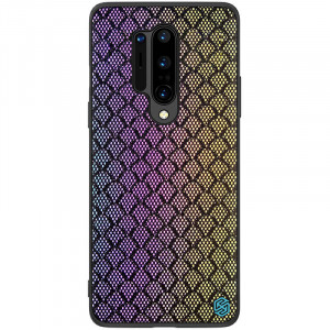 Nillkin Twinkle Rainbow | Чехол с текстурной тканевой вставкой для OnePlus 8 Pro