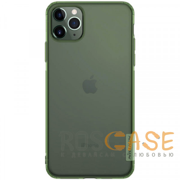 Фото Зеленый Nillkin Nature | Прозрачный силиконовый чехол для iPhone 11 Pro Max