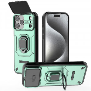 Transformer Ring Holder | Противоударный чехол с кольцом и шторкой камеры  для iPhone 17 Pro Max