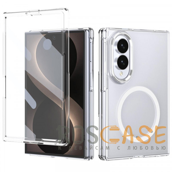 Фото Прозрачный Crystal 3D Magsafe | Прозрачный пластиковый чехол для Samsung Galaxy Z Fold 8
