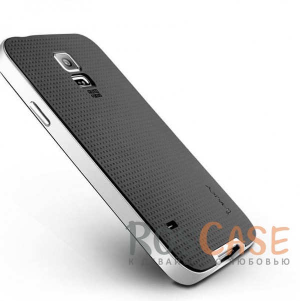 Фотография Черный / Серебряный iPaky Hybrid | Противоударный чехол для Samsung G900 Galaxy S5