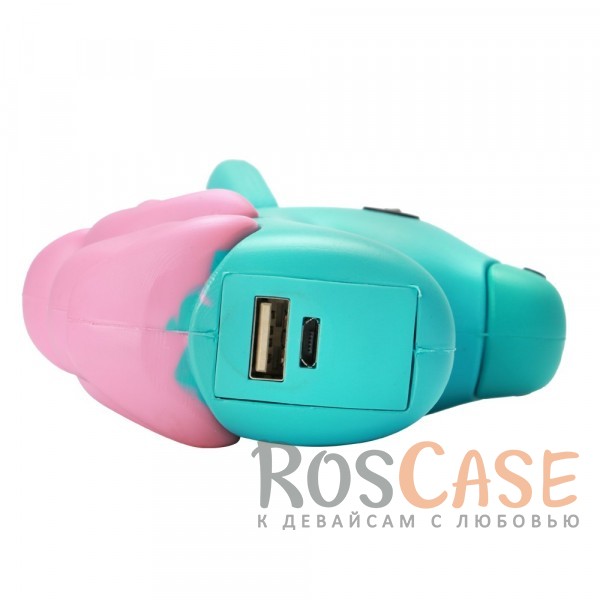 Фото Голубой / Розовый GOESTIME | Портативное зарядное устройство Power Bank единорог 3000mAh