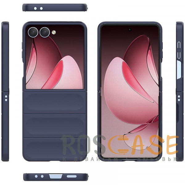 Фото Темно-синий Flex Matte | Пластиковый чехол с Soft Touch покрытием для Samsung Galaxy Z Flip 8