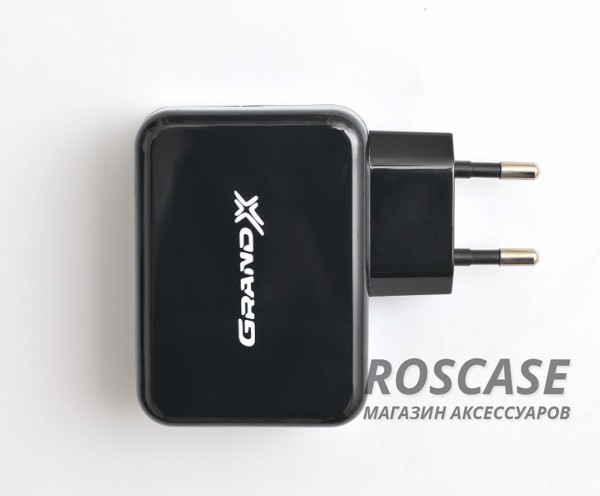 изображение сетевое ЗУ Grand-X 4-USB 5V 4.3A (CH-995)