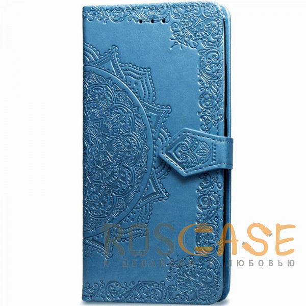 Фото Синий Кожаный чехол (книжка) Art Case с визитницей для Xiaomi Mi A3 (CC9e)