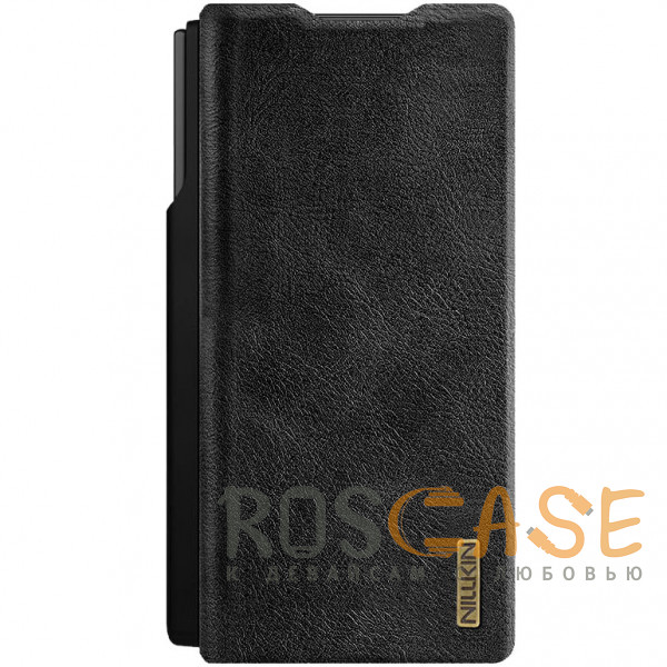 Фото Черный Nillkin Qin PRO | Чехол-книжка из Premium экокожи с защитой камеры для Samsung Galaxy Z Fold 7