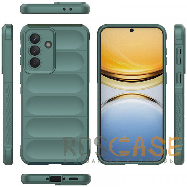 Фото Зеленый Flex Silicone | Противоударный чехол для Samsung Galaxy A37 с защитой камеры и микрофиброй