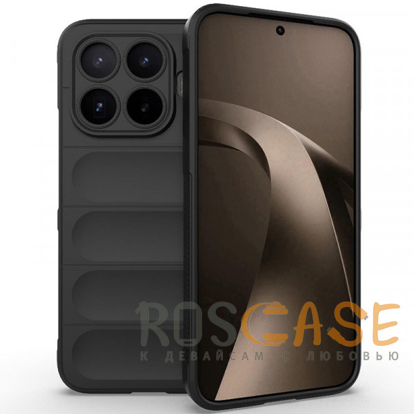 Фото Черный Flex Silicone | Противоударный чехол для Xiaomi Mi 17T Pro с защитой камеры и микрофиброй