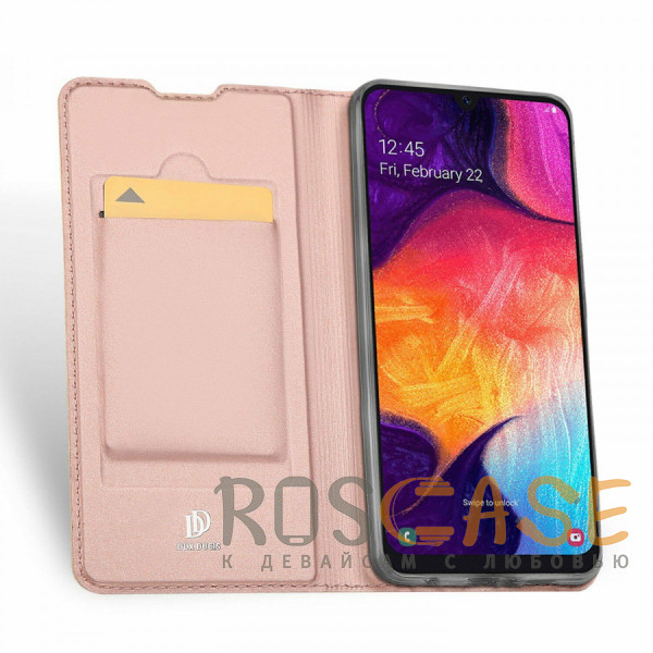 Изображение Rose Gold Чехол-книжка Dux Ducis с карманом для визиток для Samsung Galaxy A50 (A505F) / A50s / A30s