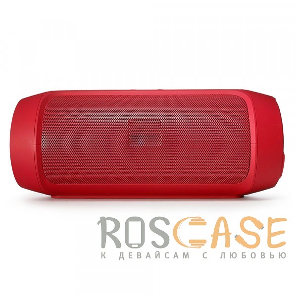 Фото Красный Портативная Bluetooth колонка в алюминиевом корпусе с USB входом для флешки