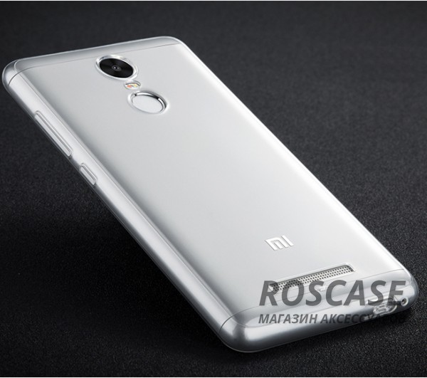 Фото Бесцветный Msvii | Прозрачный силиконовый чехол для Xiaomi Redmi Note 3 / Pro с заглушкой