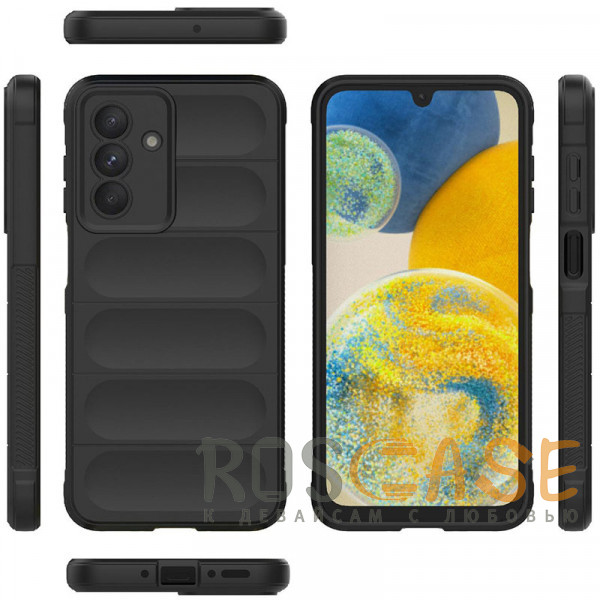 Фото Черный Flex Silicone | Противоударный чехол для Samsung Galaxy A26 5G с защитой камеры и микрофиброй