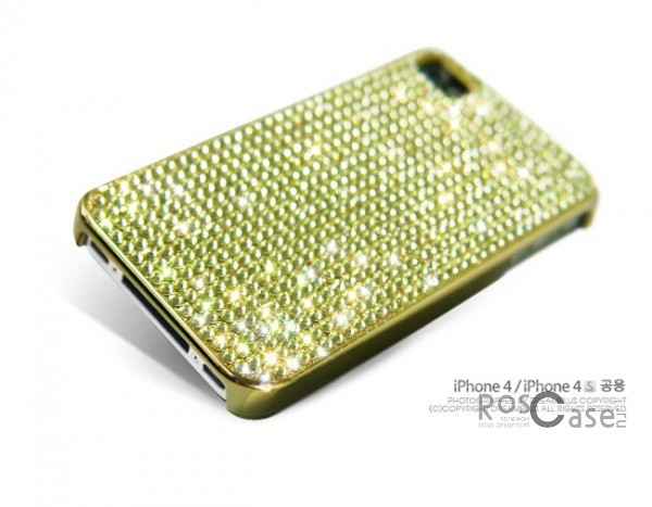 Накладка Dreamplus Eileen Lovely 2 (Swarovski Cut Crystals) для Apple iPhone 4/4S (+ пленка)