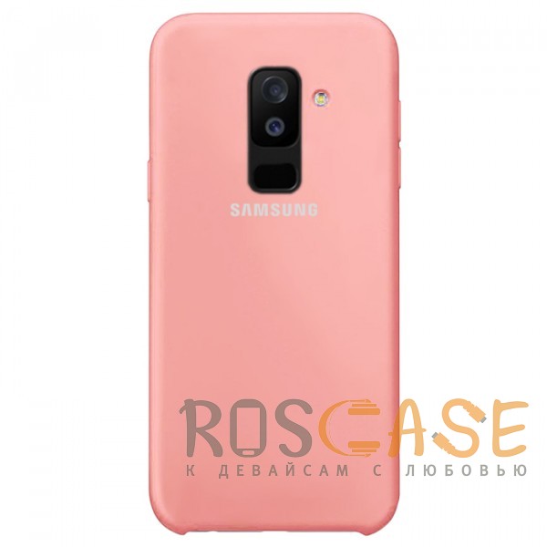 

Силиконовый чехол для Samsung Galaxy A6 Plus (2018) с покрытием soft touch ()