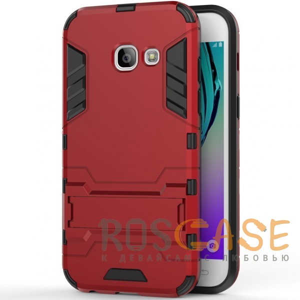 Фотография Красный / Dante Red Transformer | Противоударный чехол для Samsung A720 Galaxy A7 (2017) с мощной защитой корпуса