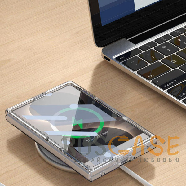 Фотография Прозрачный Crystal 3D Magsafe | Прозрачный пластиковый чехол для Samsung Galaxy Z Fold 8