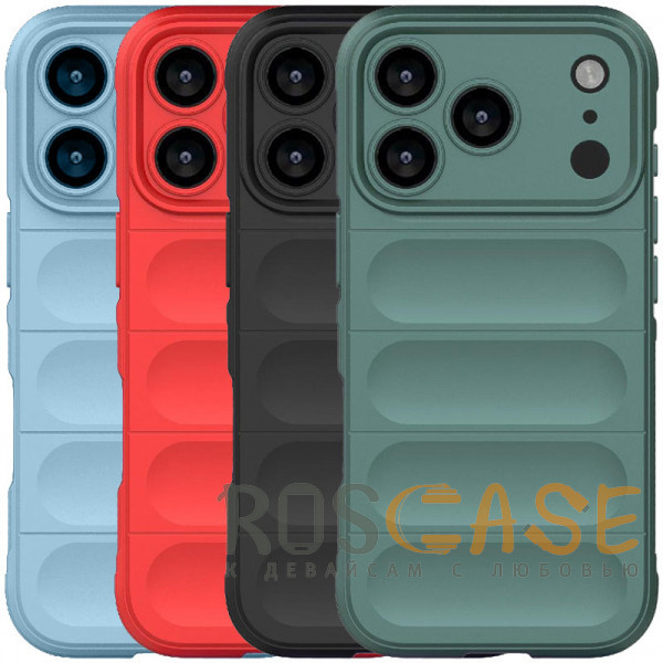 Фото Flex Silicone | Противоударный чехол для iPhone 17 Pro с защитой камеры и микрофиброй