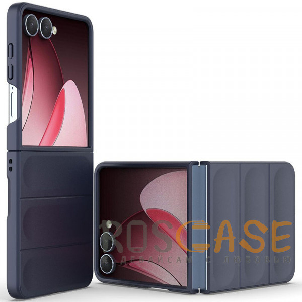 Фото Темно-синий Flex Matte | Пластиковый чехол с Soft Touch покрытием для Samsung Galaxy Z Flip 7