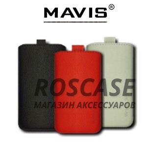 фото кожаный футляр Mavis Classic (BJ) 139x72/147x74 для Samsung G900/Lenovo S960