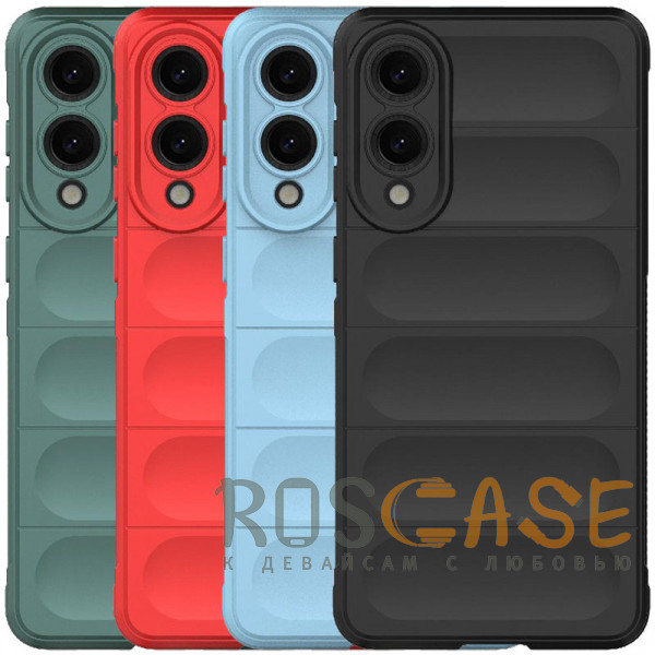 Фото Flex Silicone | Противоударный чехол для Samsung Galaxy S25 Edge с защитой камеры и микрофиброй
