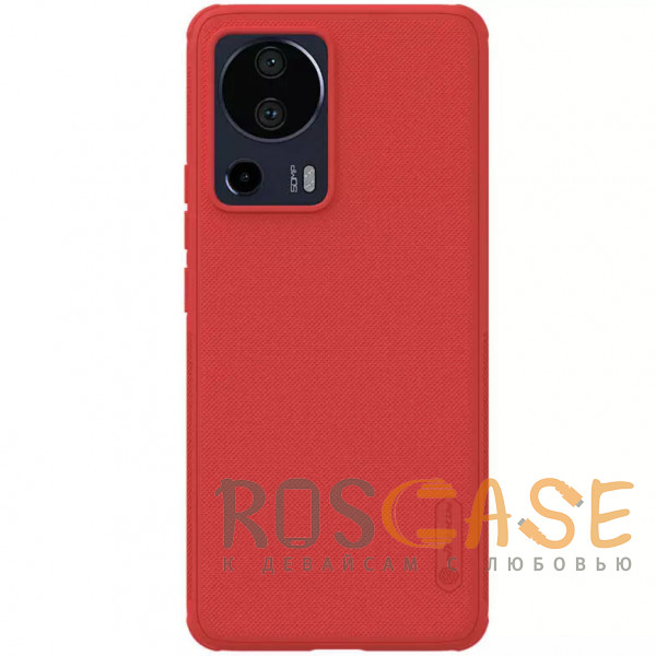 Фото Красный Nillkin Super Frosted Shield Pro | Матовый чехол из пластика и ТПУ для Xiaomi Mi 13 Lite / Civi 2
