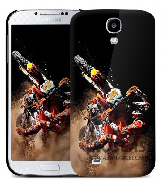фото оригинальный чехол «Motocross» для Samsung Galaxy S4 / Galaxy S4 mini (+ пленка)