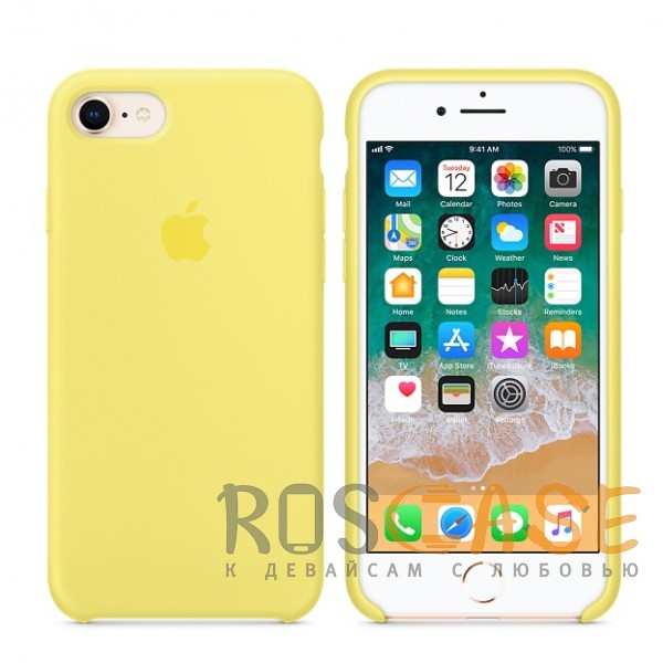 Фото Желтый Канареечный Чехол Silicone Case для iPhone 7/8/SE (2020)