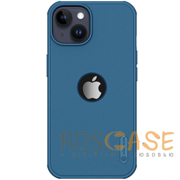 Фото Синий Nillkin Super Frosted Shield Pro | Матовый чехол из пластика и ТПУ для iPhone 13 / 14