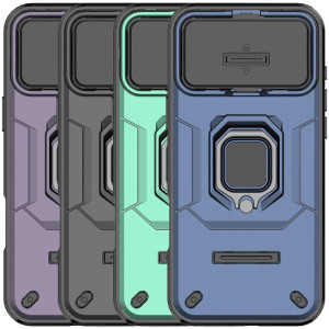 Transformer Ring Holder | Противоударный чехол с кольцом и шторкой камеры  для iPhone 17 Pro Max
