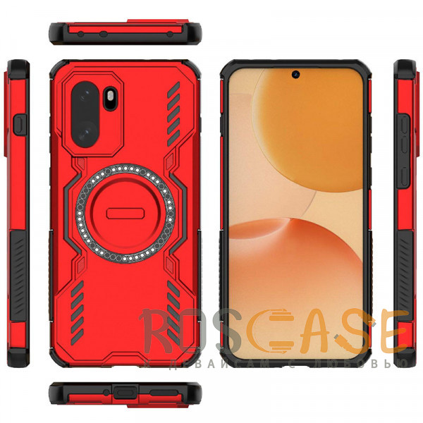 Фотография Красный Mirage MagSafe | Противоударный чехол с поддержкой MagSafe для OnePlus 15R / Ace 6 / 6T