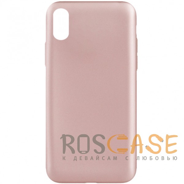 Фото Rose Gold J-Case THIN | Гибкий силиконовый чехол для iPhone XS Max