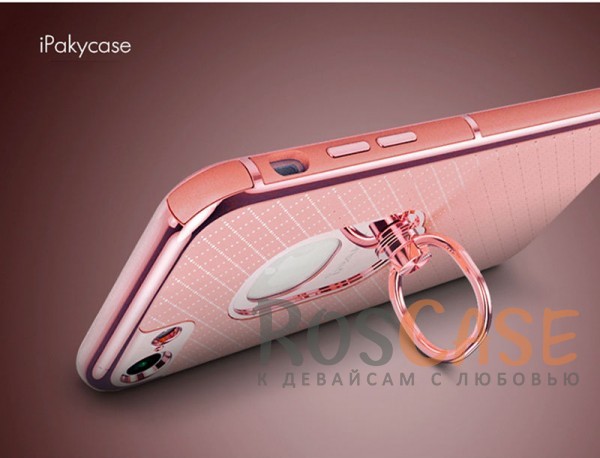 Изображение Розовый iPaky Ring | Чехол с кольцом-подставкой для iPhone 7/8/SE (2020)