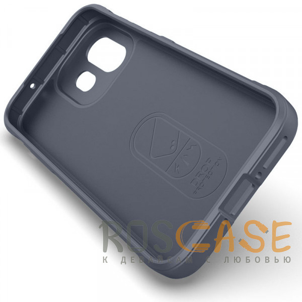 Изображение Темно-синий Flex Silicone | Противоударный чехол для OnePlus 15T с защитой камеры и микрофиброй