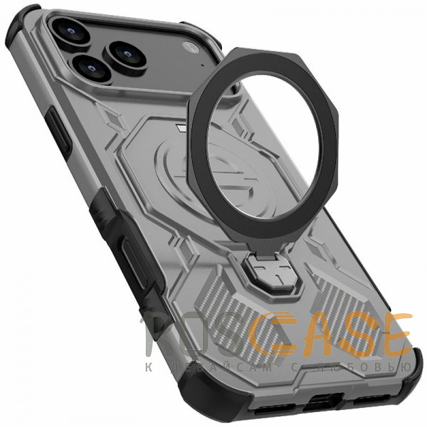 Фото Серый Magnus | Противоударный чехол с Magsafe для iPhone 17 Pro Max