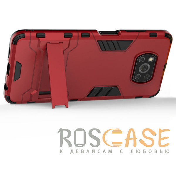 Изображение Красный Transformer | Противоударный чехол для Xiaomi Poco X3 (NFC) Pro с мощной защитой корпуса