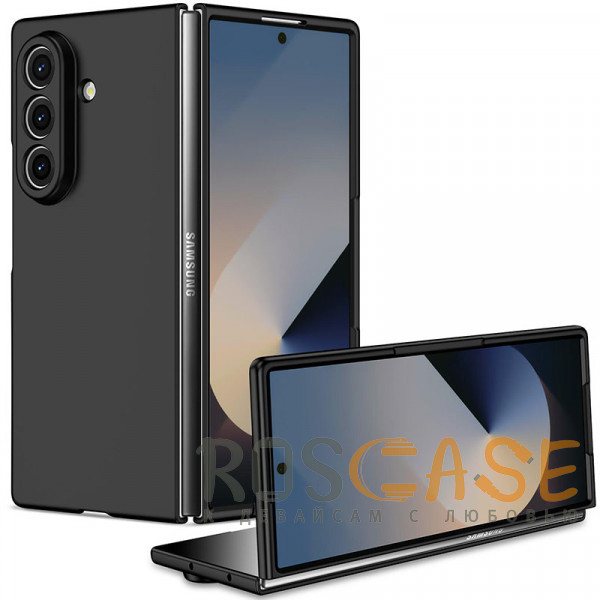 Фото Черный Matte Shield | Тонкий матовый пластиковый чехол для Samsung Galaxy Z Fold 7