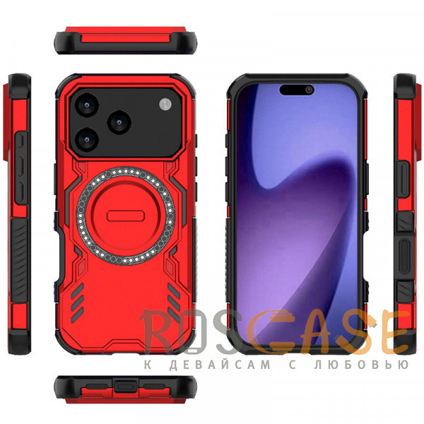 Фотография Красный Mirage MagSafe | Противоударный чехол с поддержкой MagSafe для iPhone 17 Pro