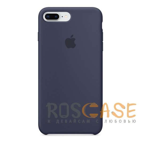 Фотография Тёмно-синий Чехол Silicone Case для iPhone 7 Plus / 8 Plus