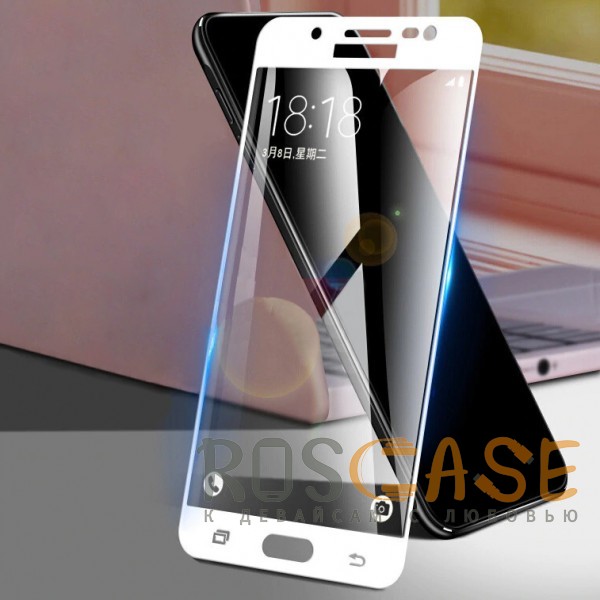 Фото 5D защитное стекло для Samsung J730 Galaxy J7 (2017) на весь экран