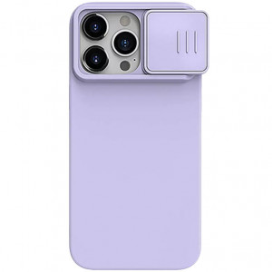 Nillkin CamShield Silky Magnetic | Силиконовый чехол  для iPhone 15 Pro Max