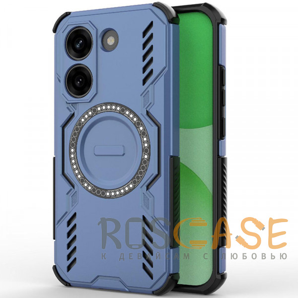 Фото Синий Mirage MagSafe | Противоударный чехол с поддержкой MagSafe для Poco X8 Pro / Xiaomi Redmi Turbo 5
