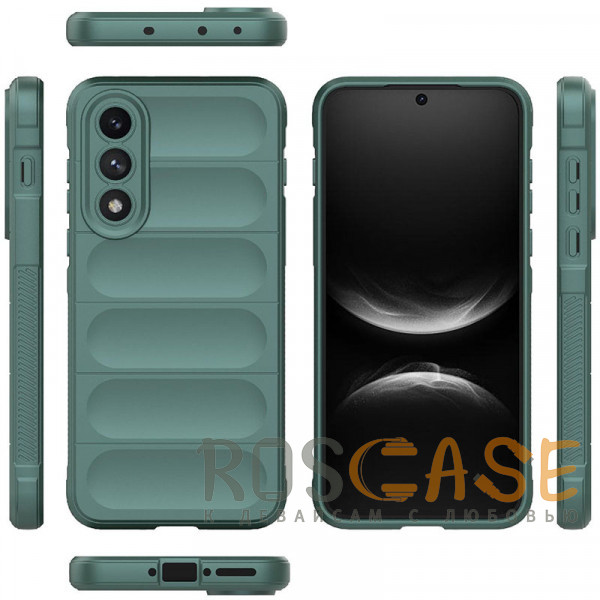 Фото Зеленый Flex Silicone | Противоударный чехол для OnePlus Nord 5 5G / Ace 5 Ultra с защитой камеры и микрофиброй