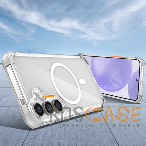 Фото Прозрачный Nature Magnetic | Прозрачный противоударный чехол с поддержкой MagSafe для Samsung Galaxy S26 Plus