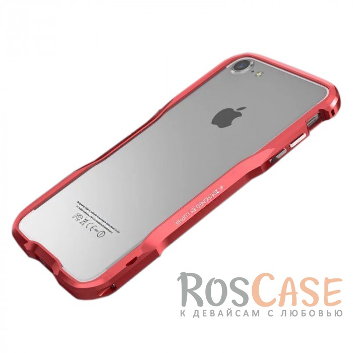 Фото Красный металлический бампер Luphie Razon для Apple iPhone 7 / 8 (4.7") (Уценка)