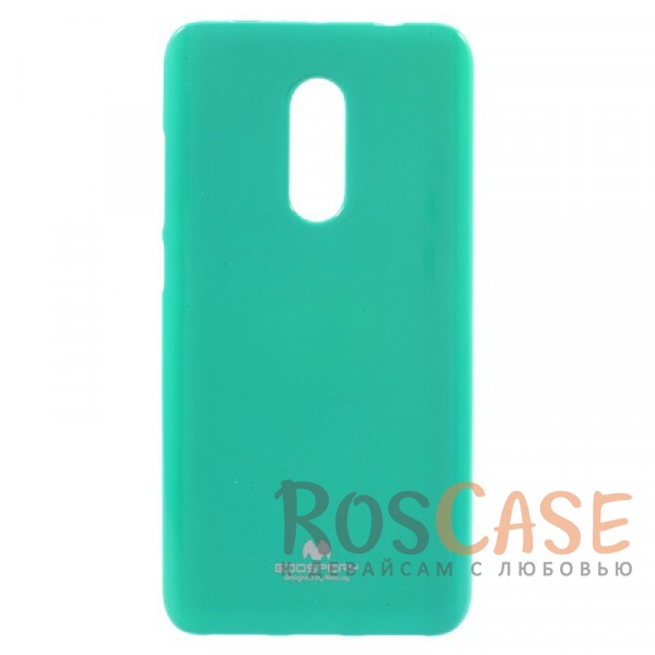 

Mercury Jelly Pearl Color | Яркий силиконовый чехол для для Xiaomi Redmi Note 4 (Бирюзовый)